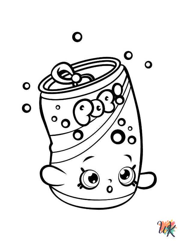 free Shopkins tree coloring pages