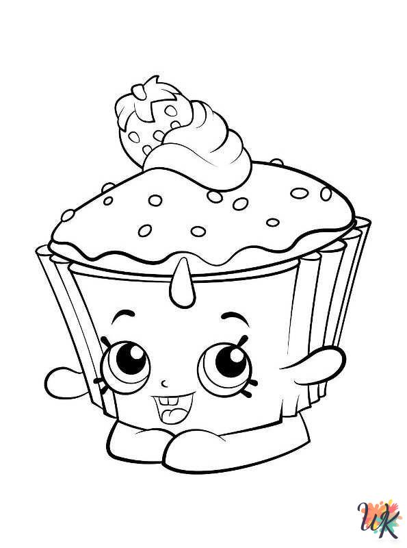 Shopkins coloring pages for preschoolers