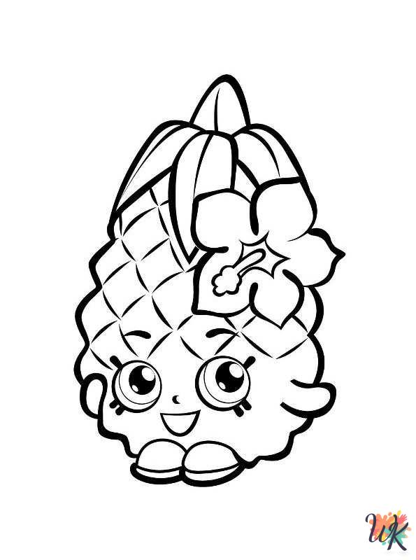 free Shopkins coloring pages for kids
