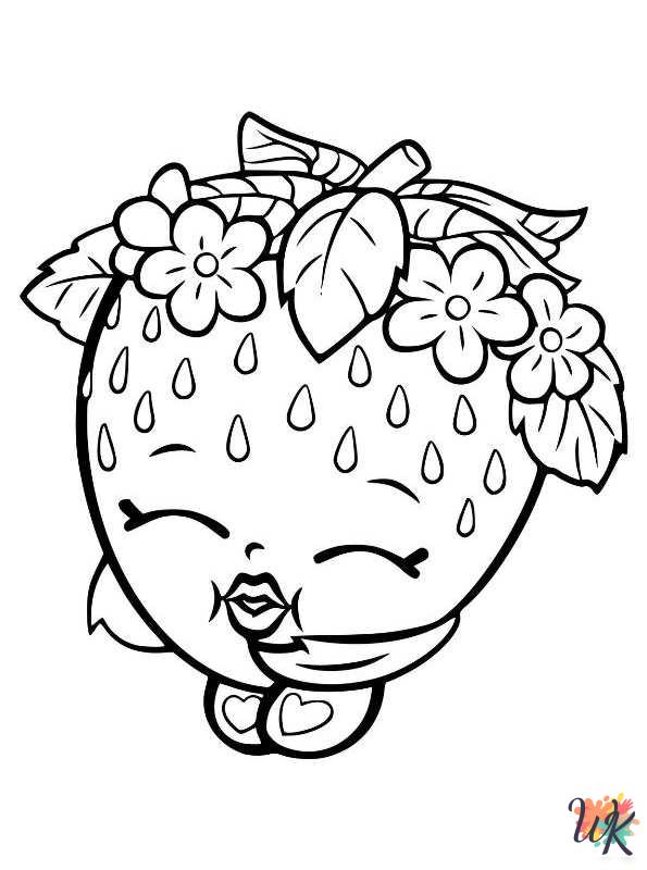 free Shopkins coloring pages printable