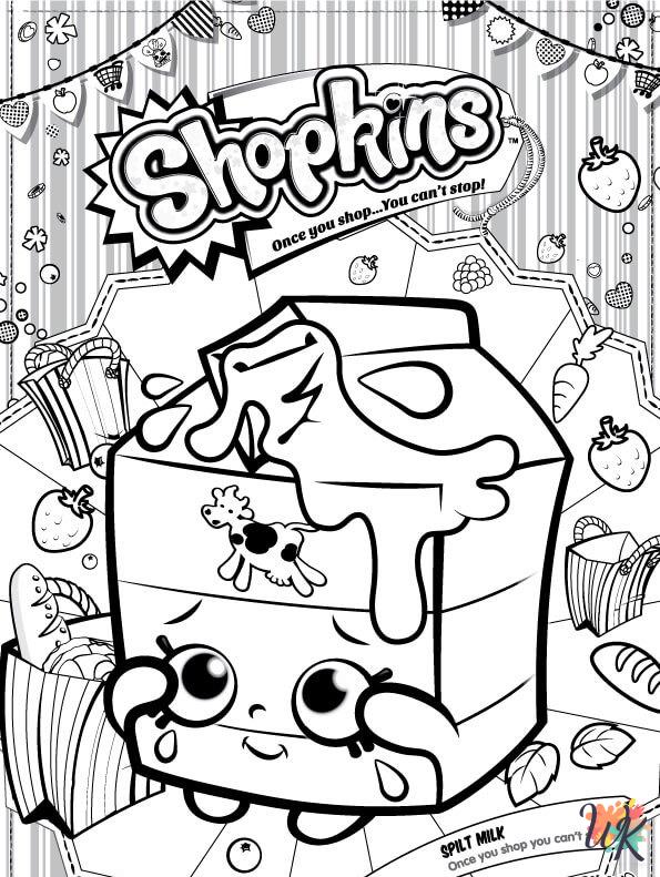 Shopkins coloring pages for adults pdf