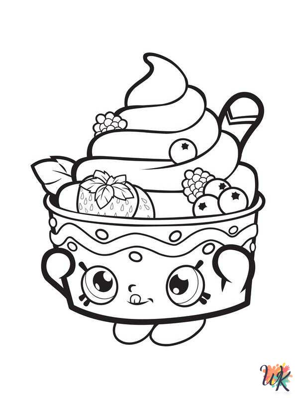 cute Shopkins coloring pages