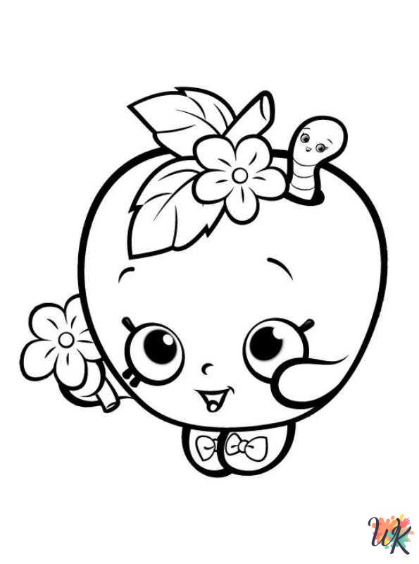 free Shopkins coloring pages for adults