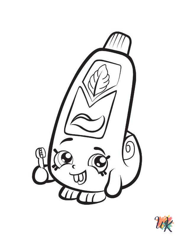 free Shopkins printable coloring pages 1