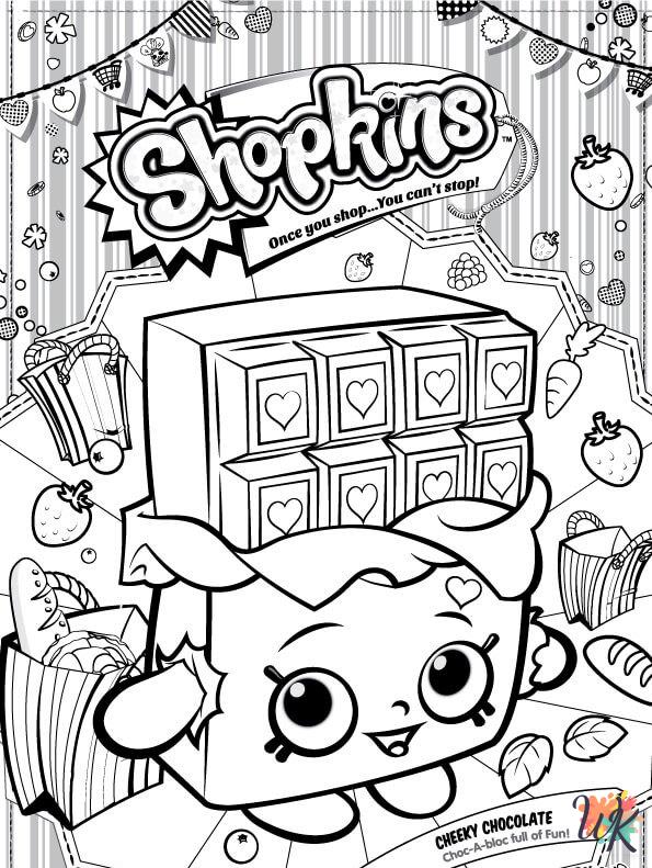coloring pages printable Shopkins