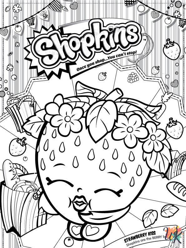 free Shopkins coloring pages