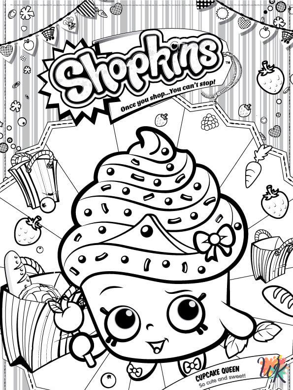 Shopkins printable coloring pages