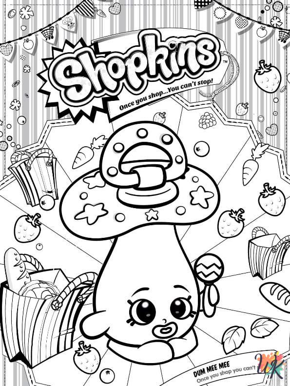 free coloring pages Shopkins 1