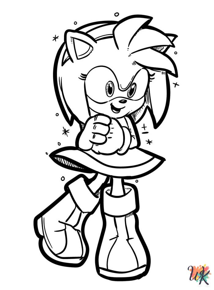 free coloring Sonic pages