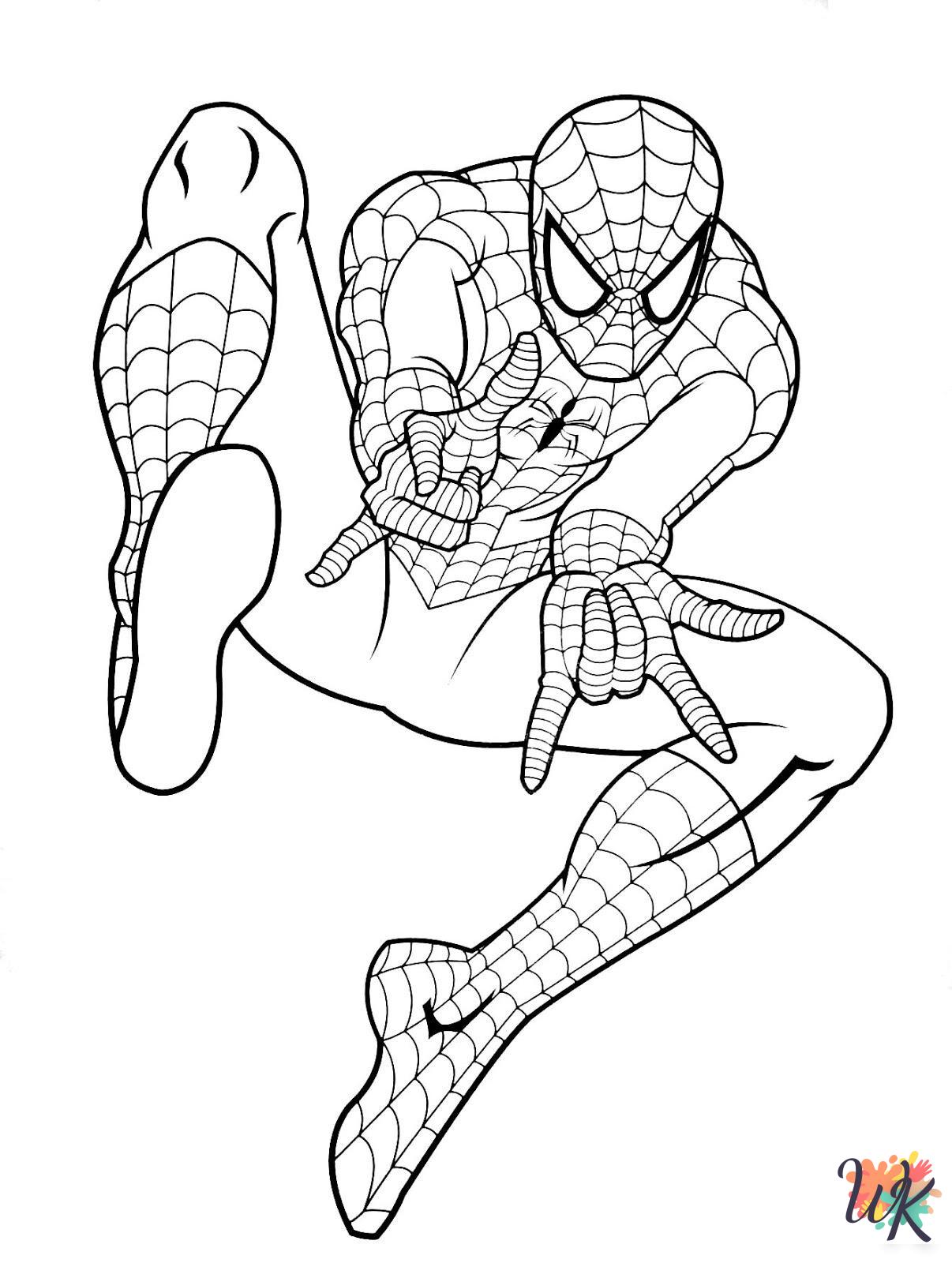 Spiderman coloring pages free