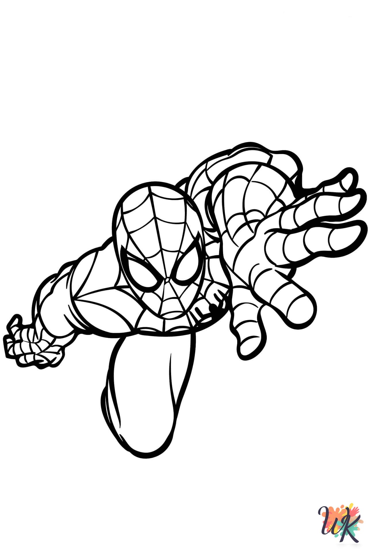 Spiderman coloring pages to print