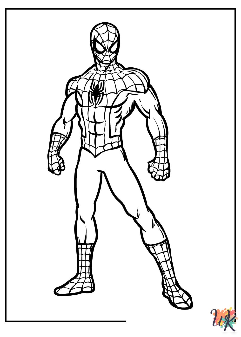 printable Spiderman coloring pages
