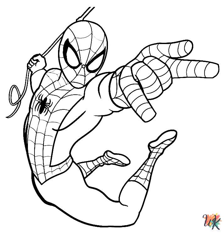 old-fashioned Superhero coloring pages