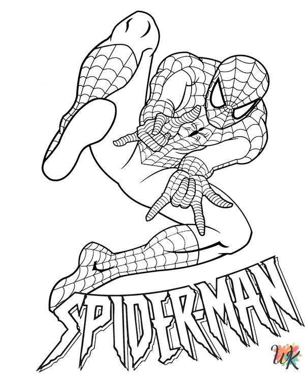 printable Spiderman coloring pages