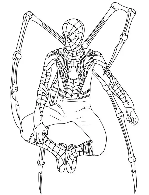 free Superhero coloring pages printable
