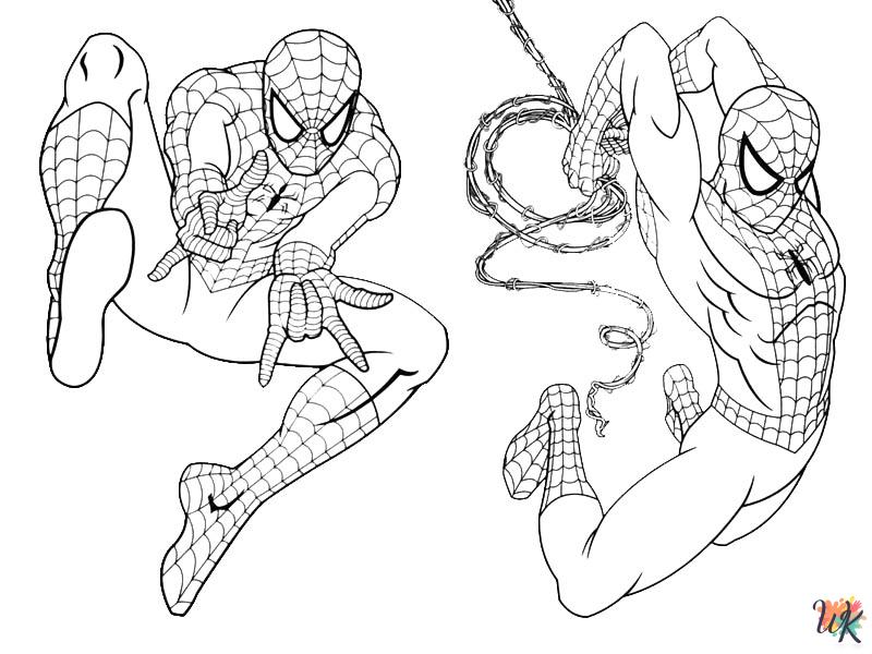 printable Spiderman coloring pages for adults
