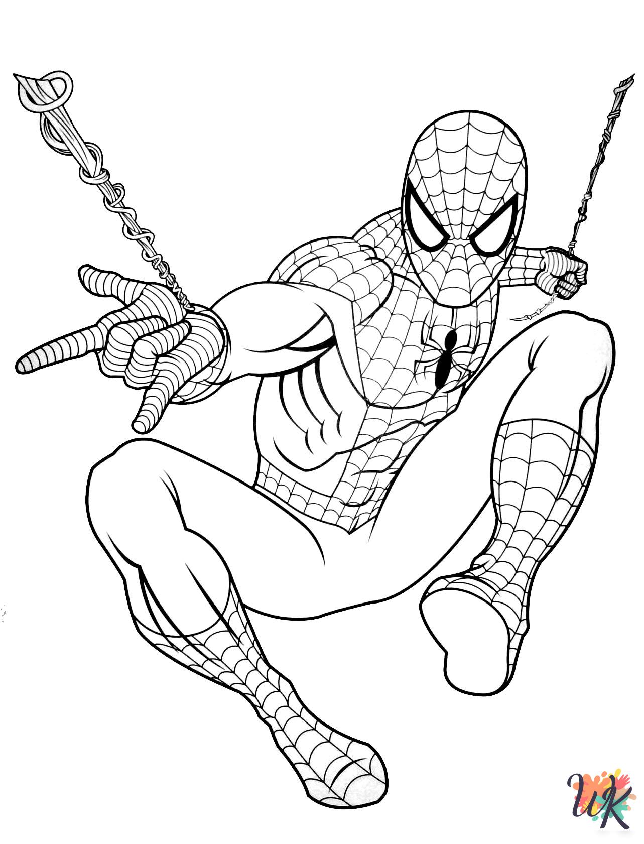 cute Superhero coloring pages