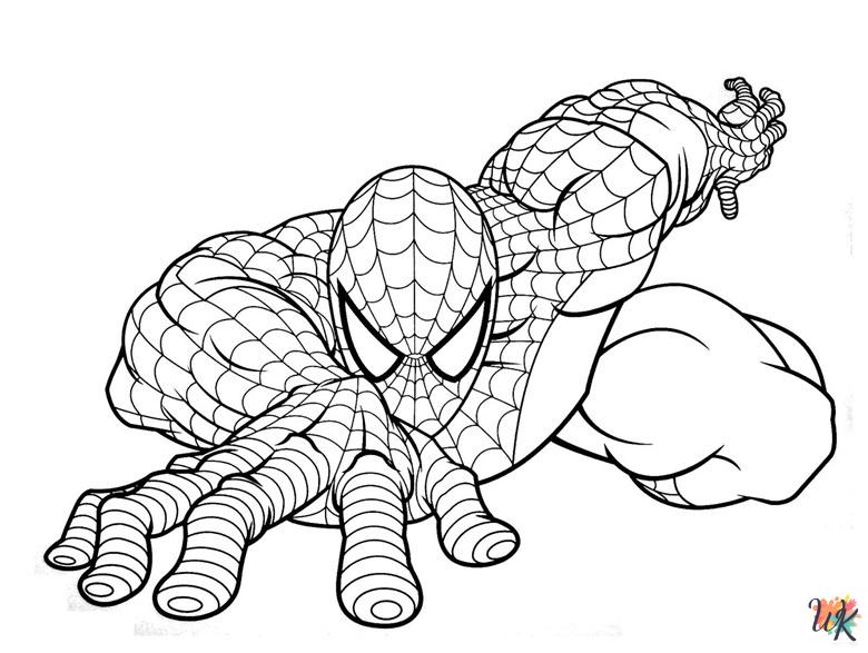 kids Spiderman coloring pages