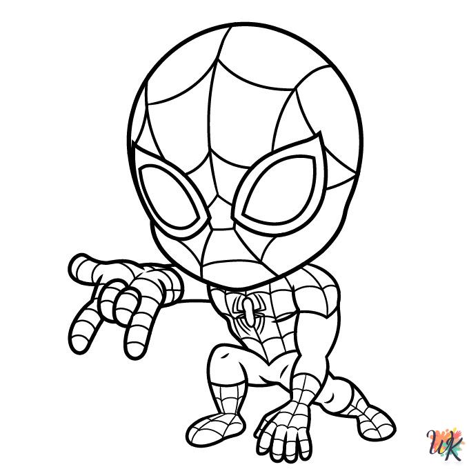 free coloring Spiderman pages