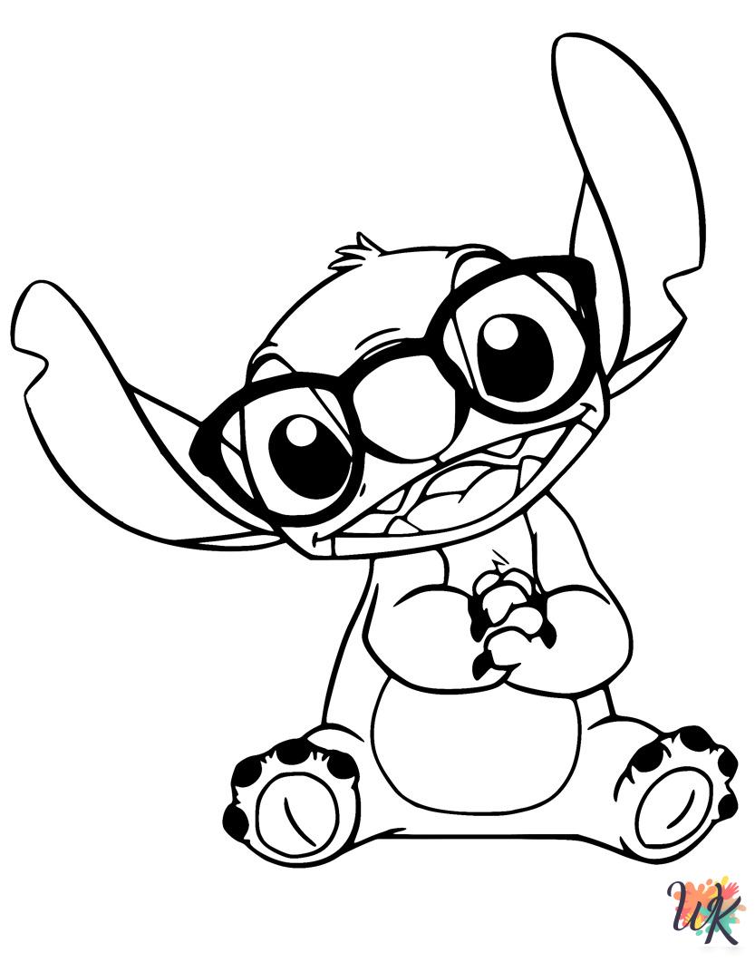 free Stitch coloring pages