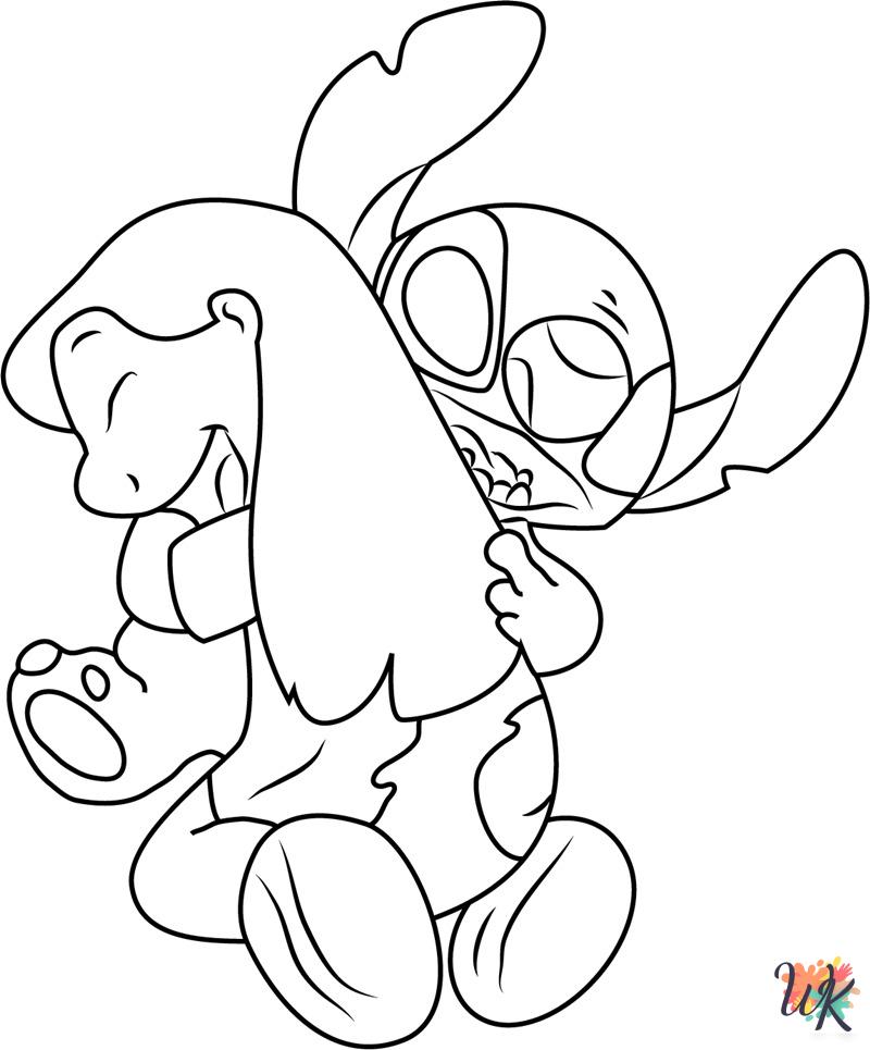 cute Stitch coloring pages