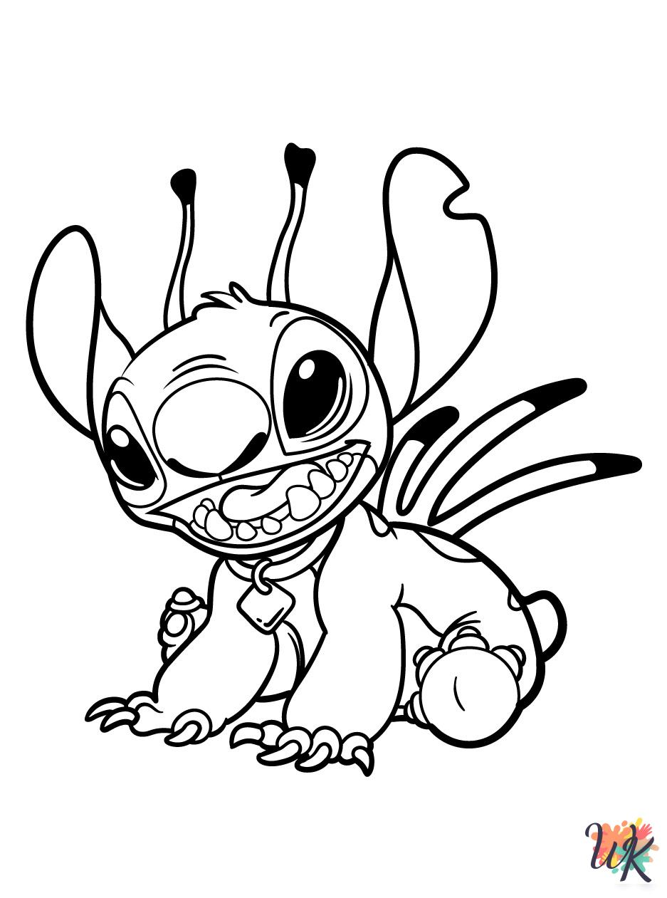 adult Stitch coloring pages