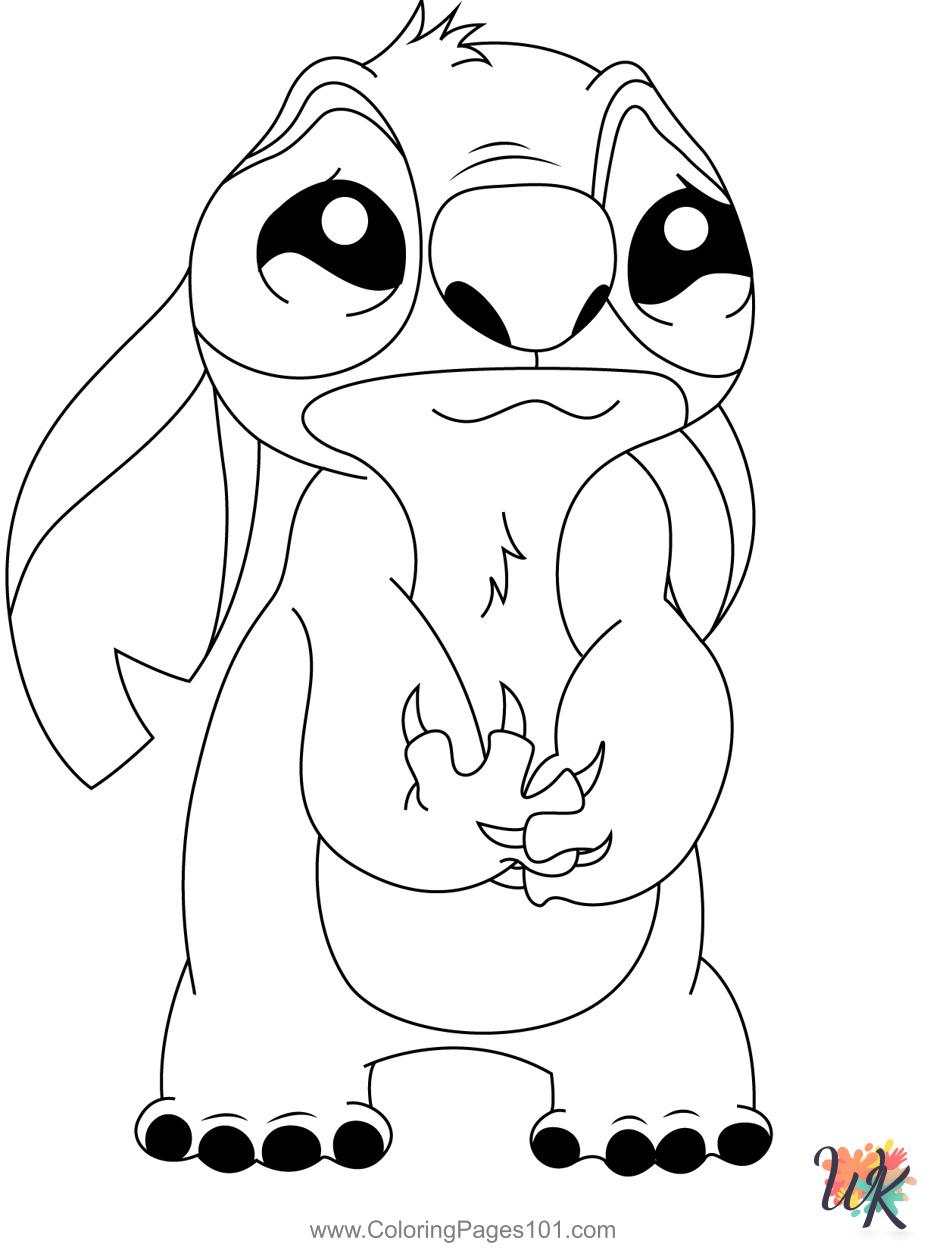 coloring Stitch pages 1