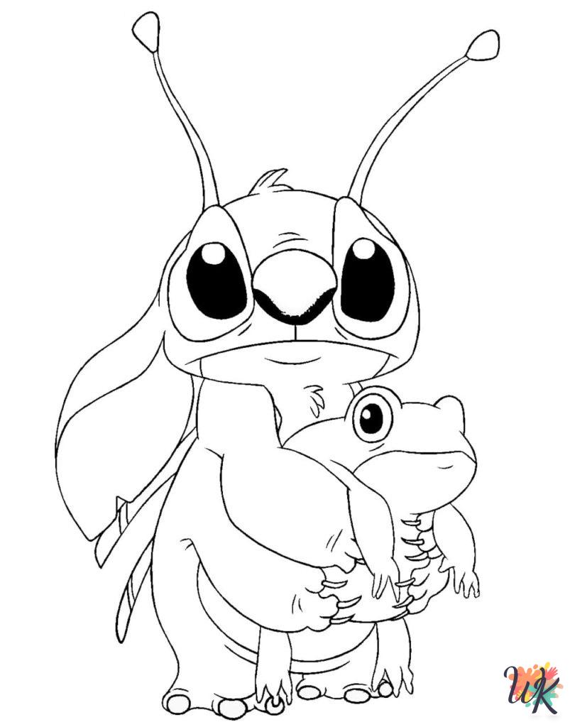 printable Stitch coloring pages