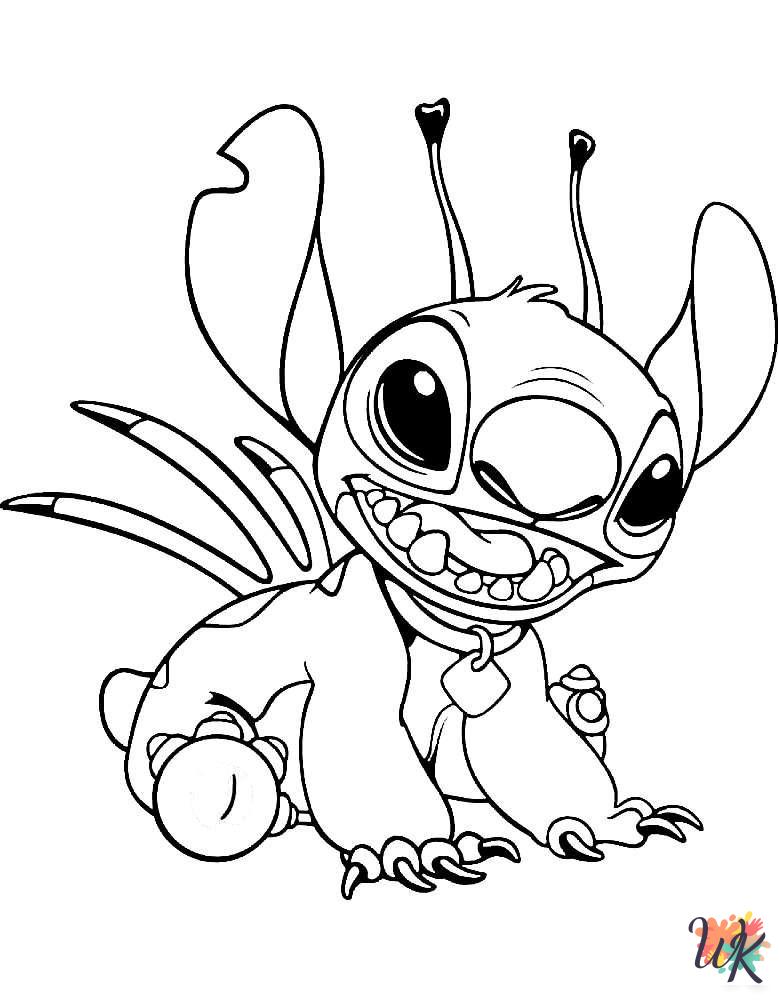 coloring pages for kids Stitch