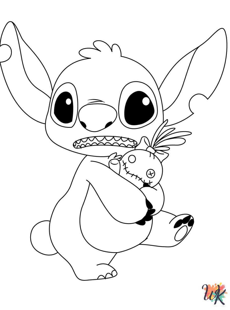 coloring Stitch pages