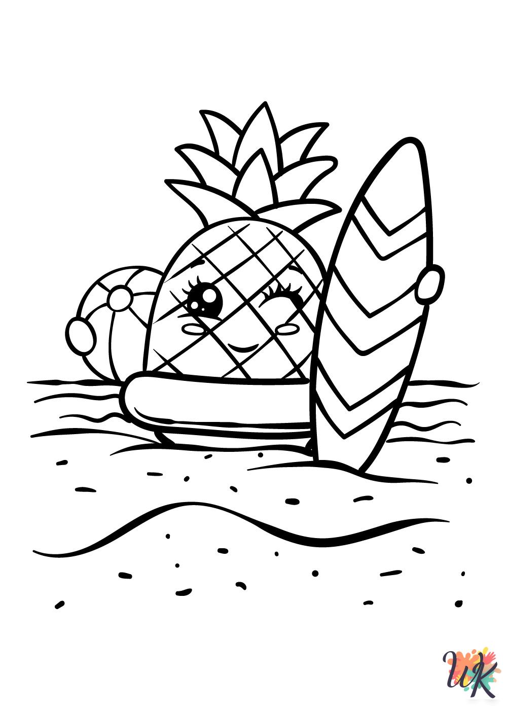 free Summer coloring pages printable