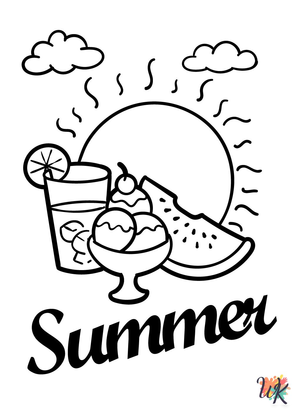 Summer Coloring Pages 20