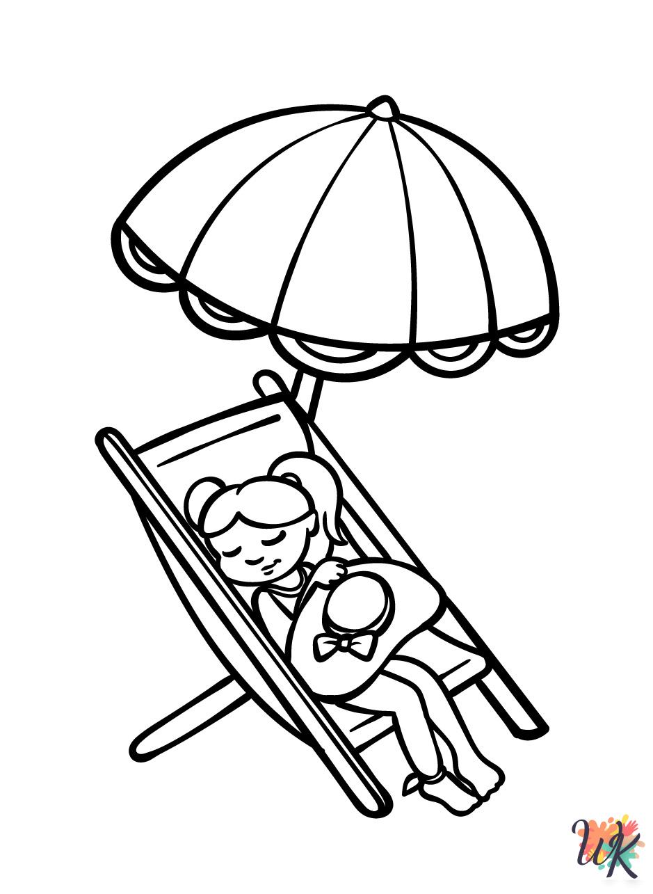 Summer coloring pages pdf
