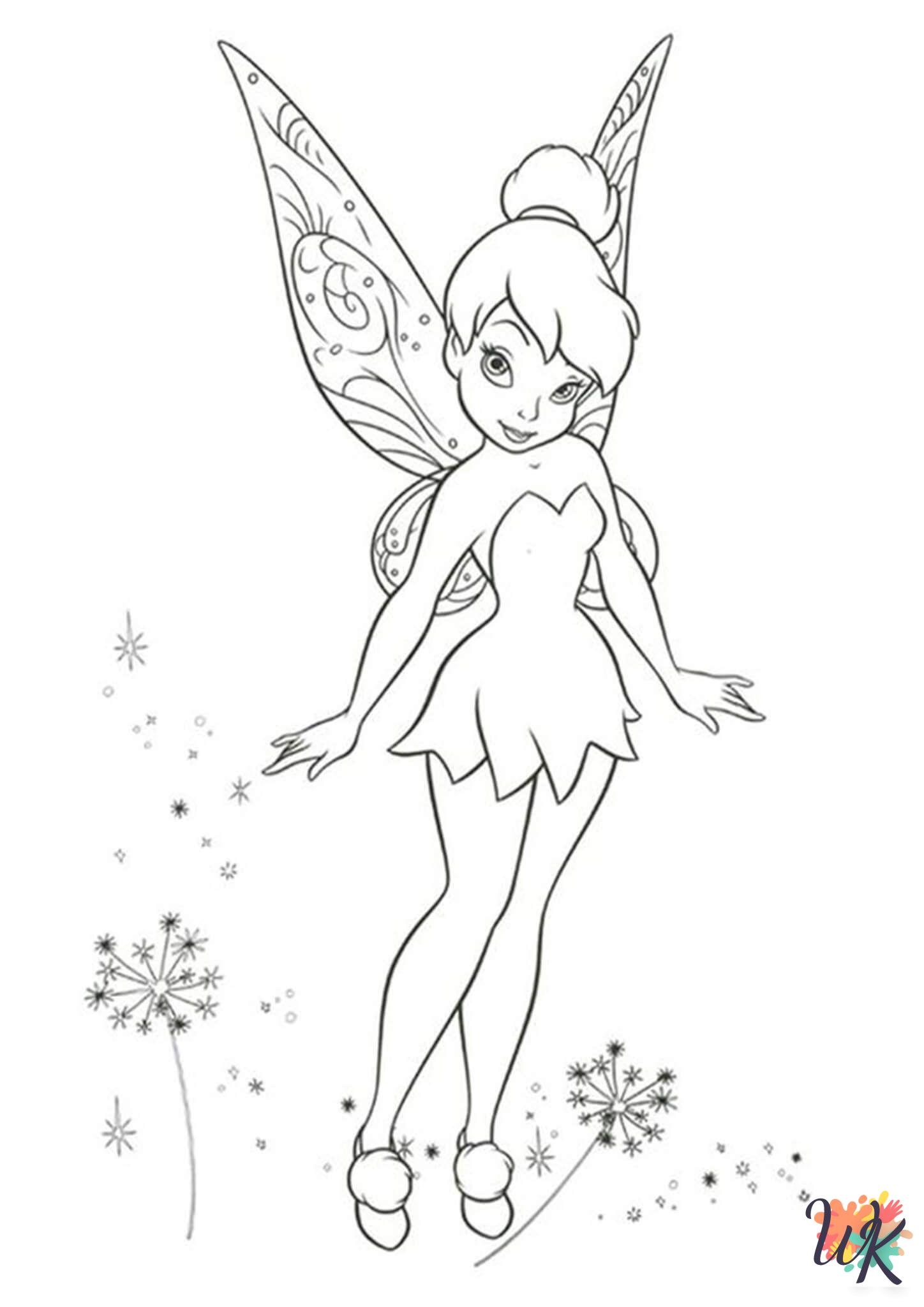merry Tinkerbell coloring pages