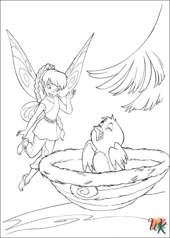 adult Tinkerbell coloring pages