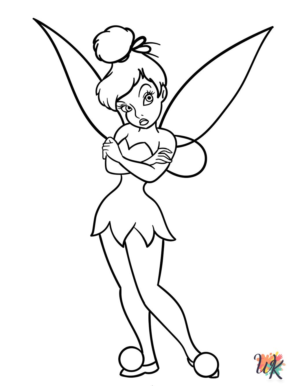 free Tinkerbell coloring pages