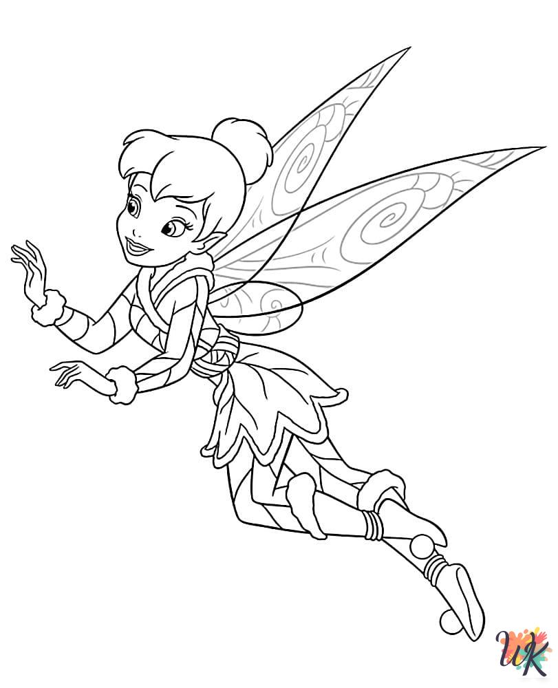 free Tinkerbell coloring pages for adults