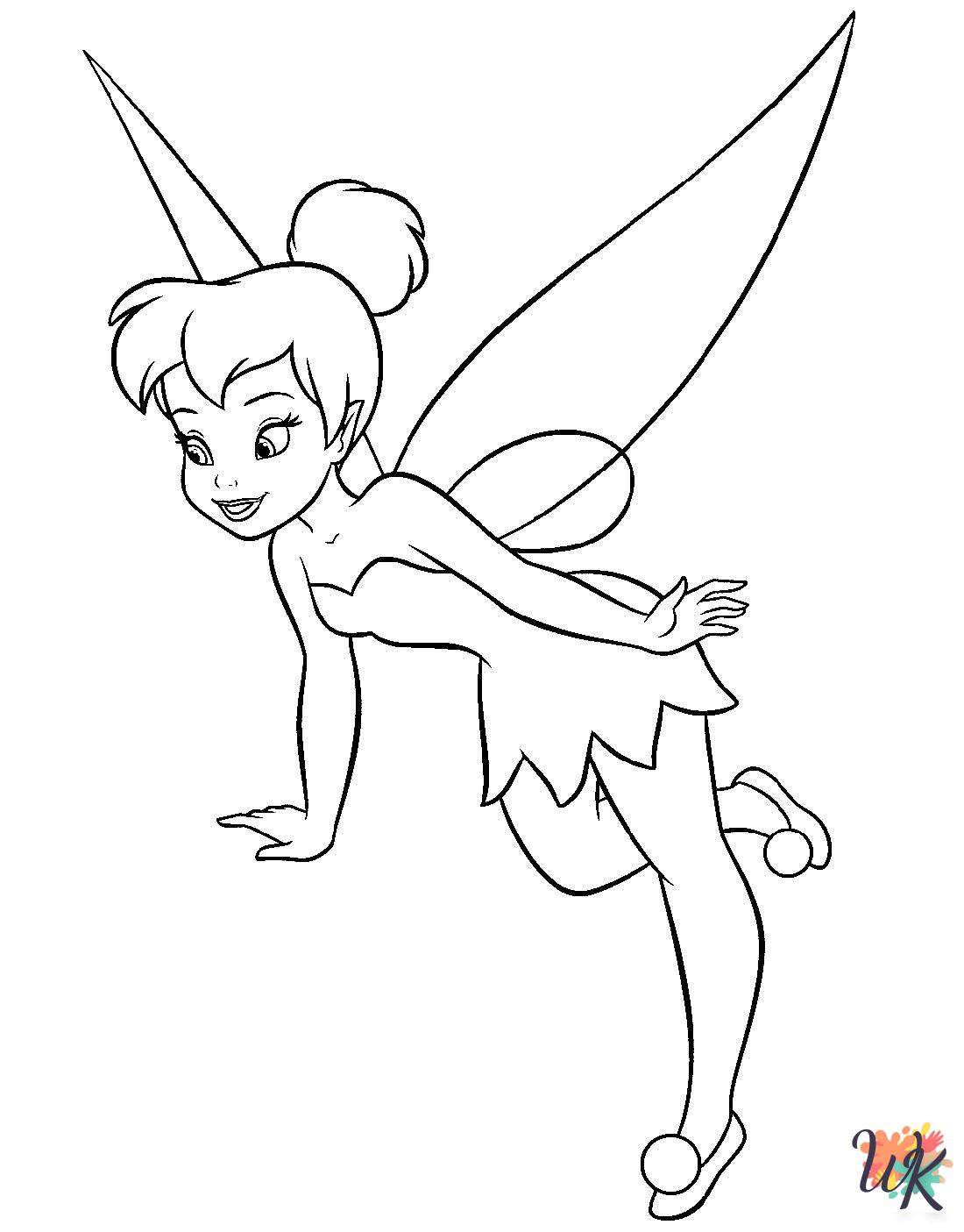 free Tinkerbell coloring pages