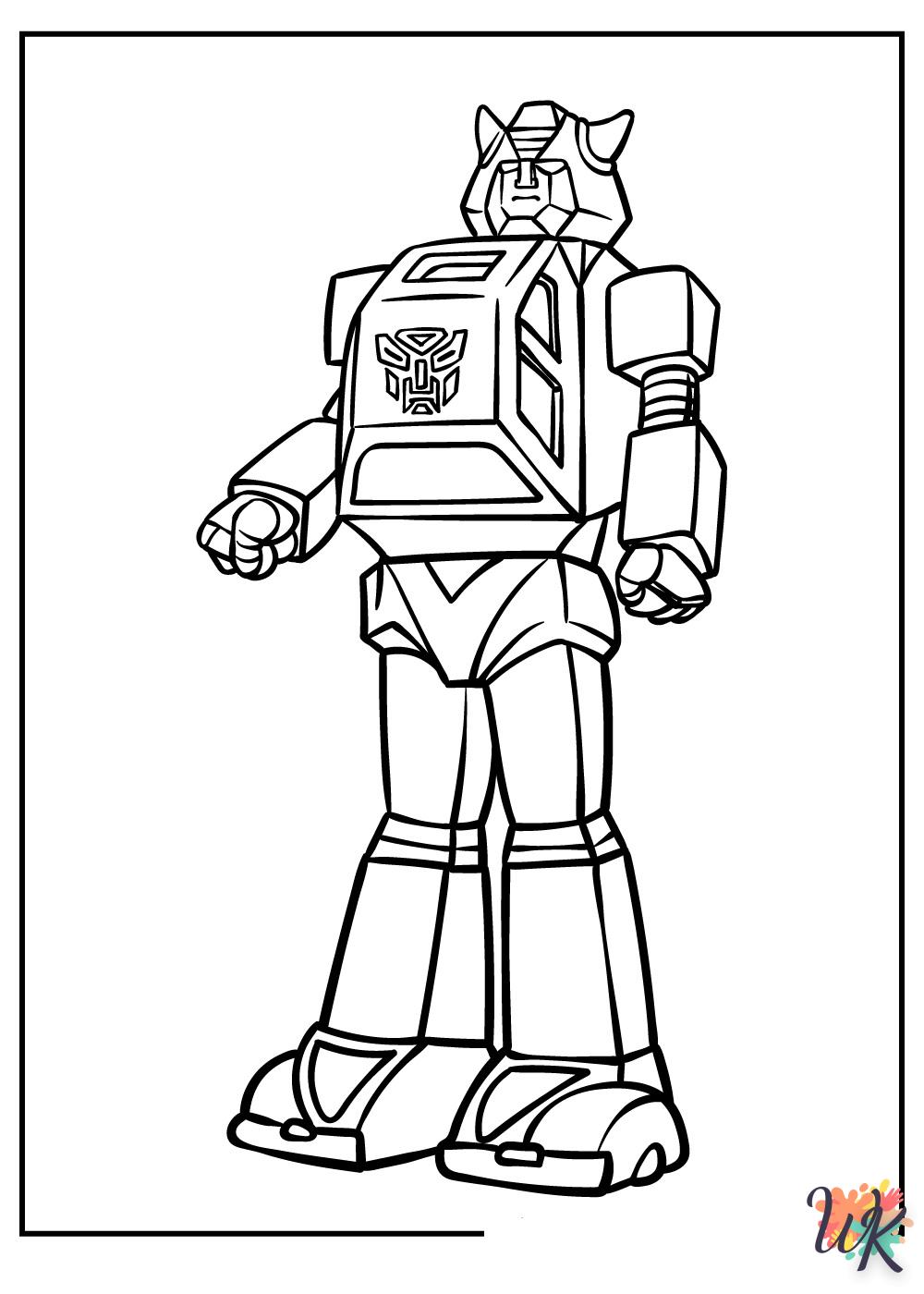 free Transformers coloring pages printable