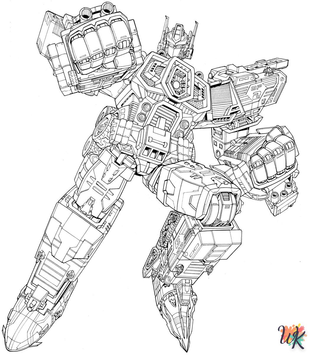 Transformers cards coloring pages