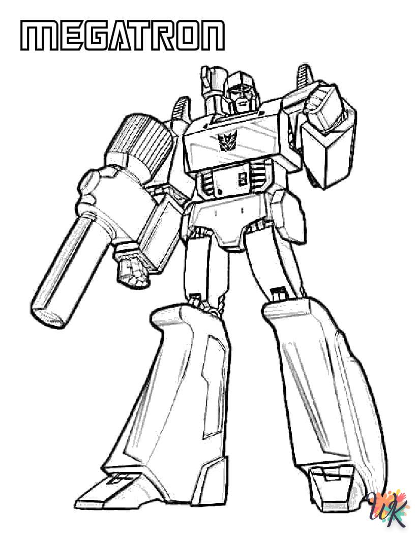 preschool Transformers coloring pages