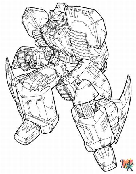 Transformers coloring pages printable free