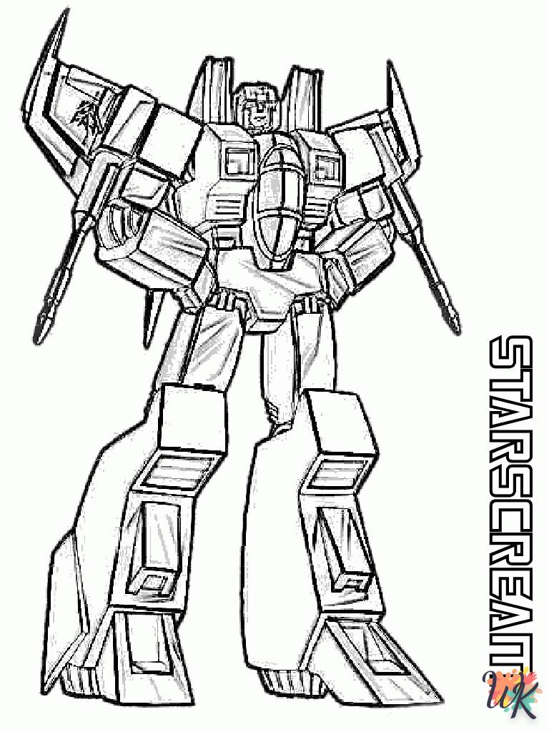 Transformers coloring pages to print