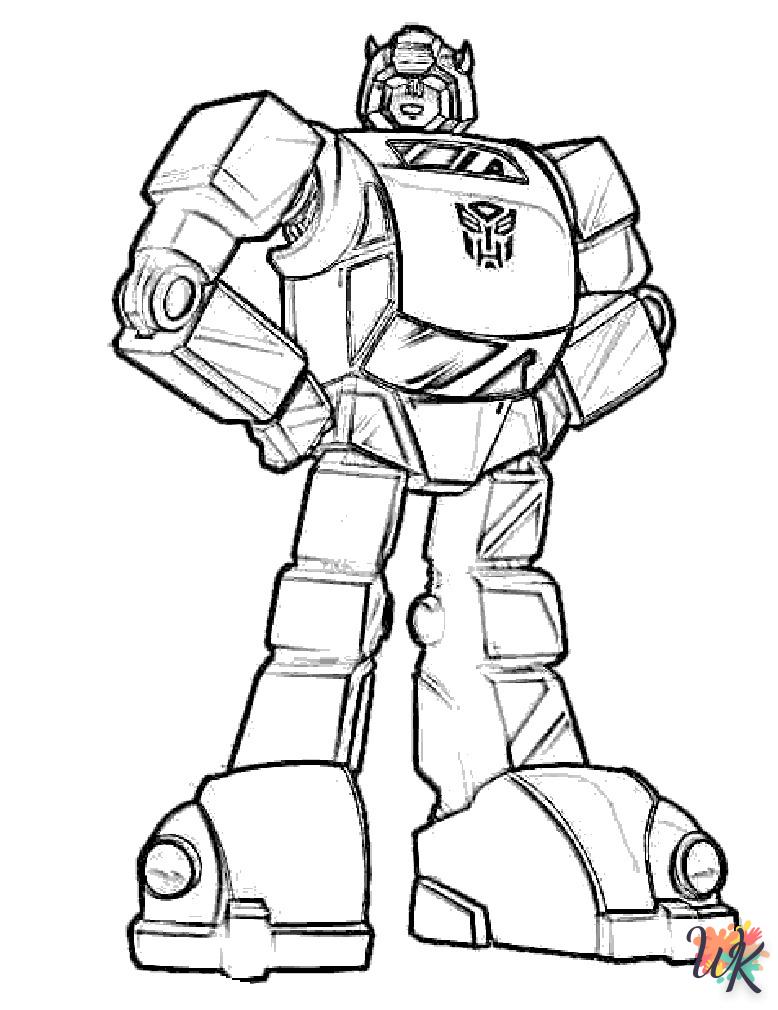 Transformers decorations coloring pages