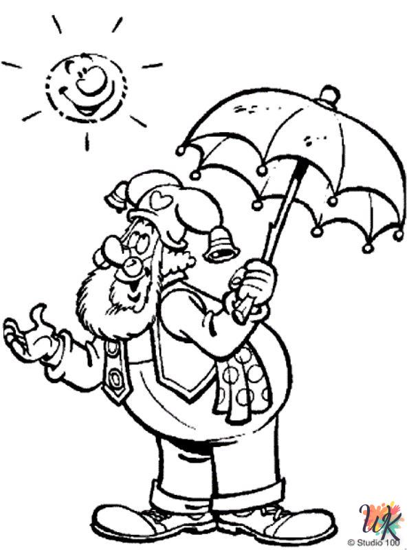 Umbrella coloring pages printable free