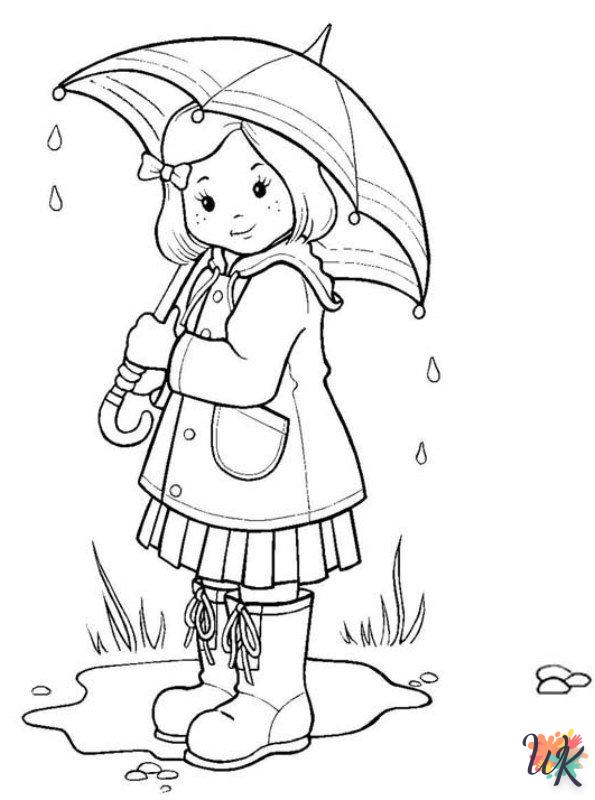free printable coloring pages Umbrella