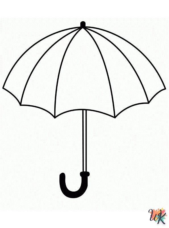 hard Umbrella coloring pages