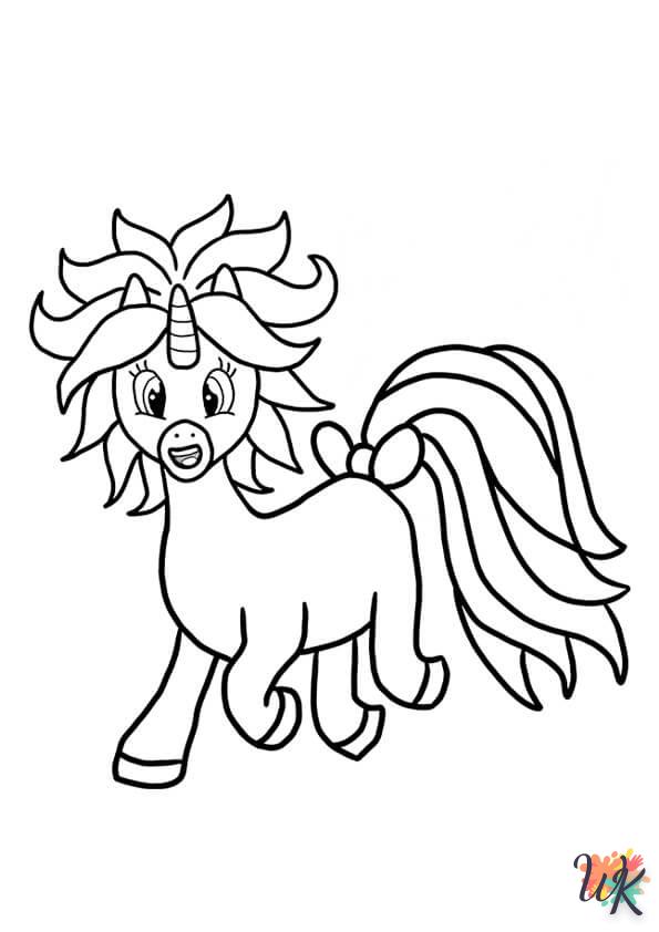 free Unicorn coloring pages for adults