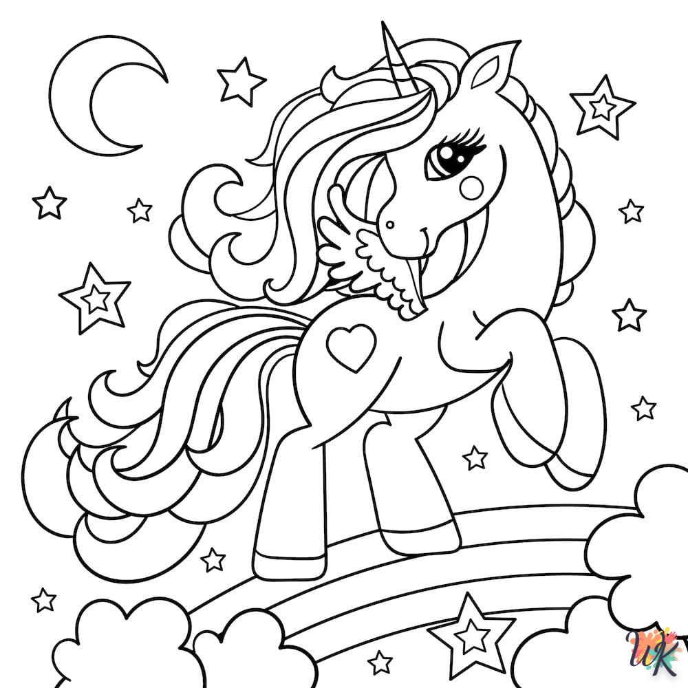 cute Unicorn coloring pages
