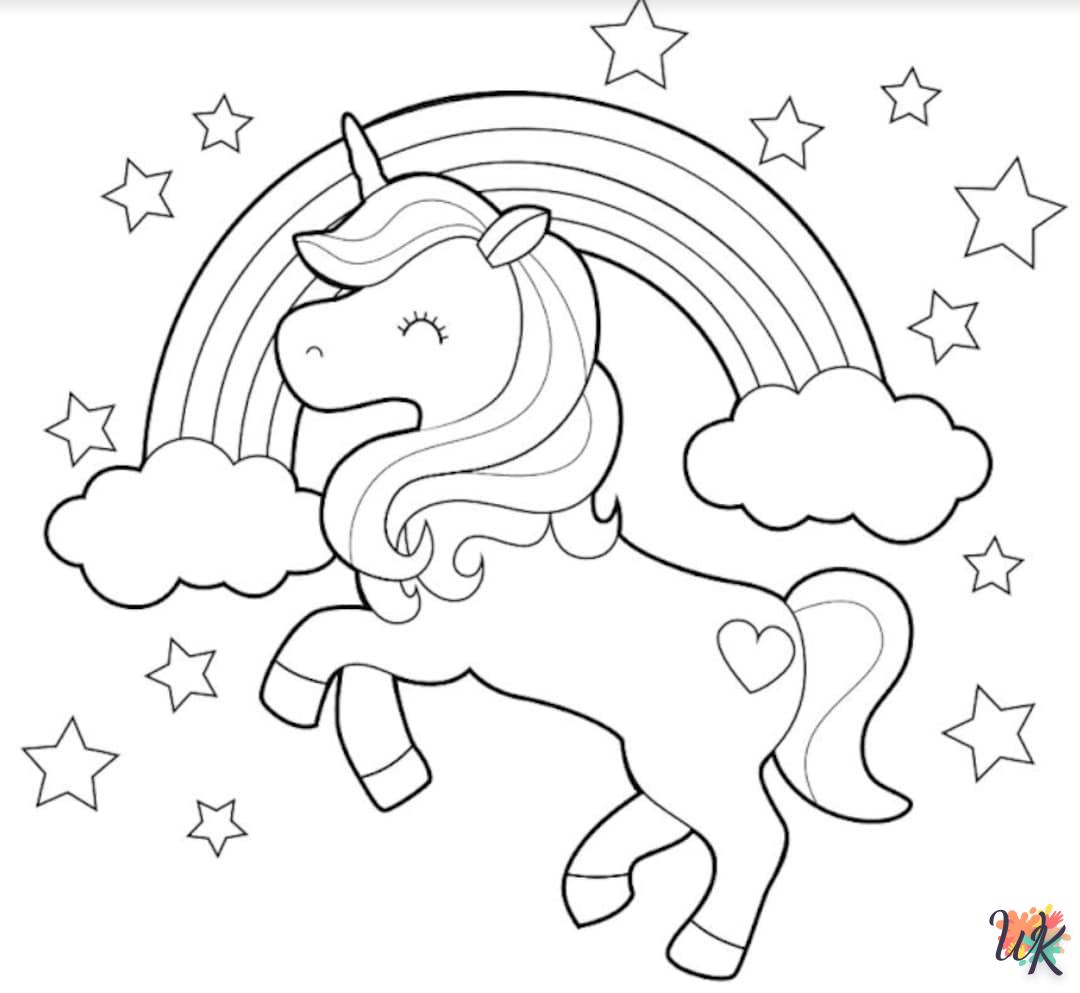 cute coloring pages Unicorn